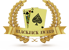 Embleem om de beste Blackjack Casino's te belonen.