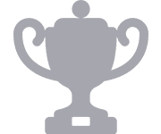 Outline of a trophy.