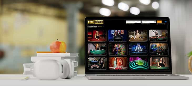 The Online Casino Games at Eurogrand