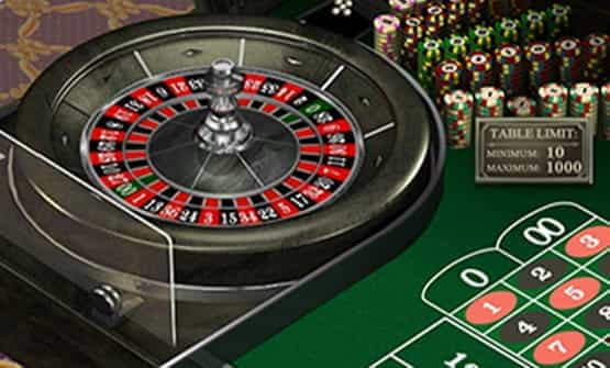 VIP American Roulette online game wheel.