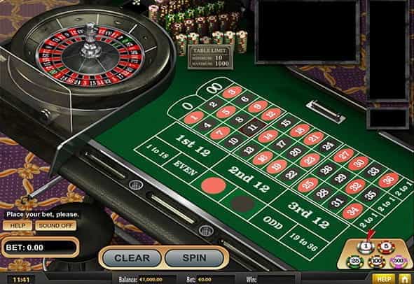 The demo version of VIP American Roulette online.