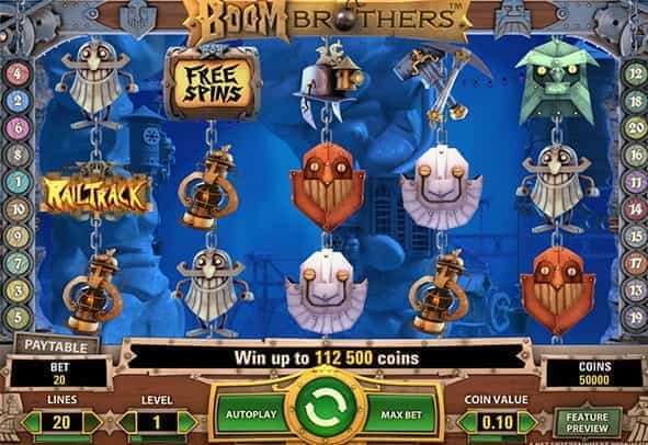 The Boom Brothers Online slot demo.