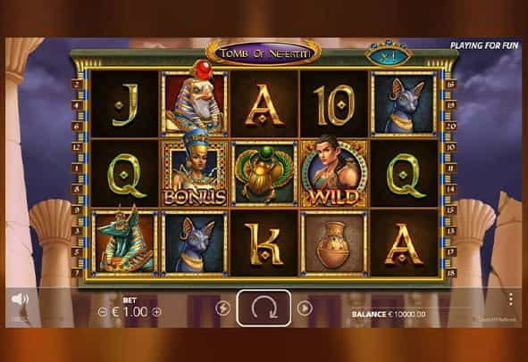 The Tomb of Nefertiti slot game from Nolimit City.
