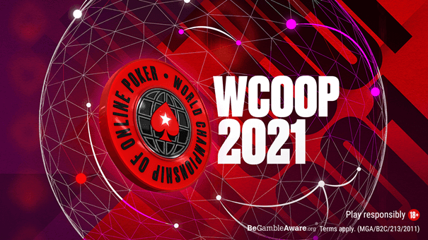 PokerStars 2021 WCOOP promotional logo.