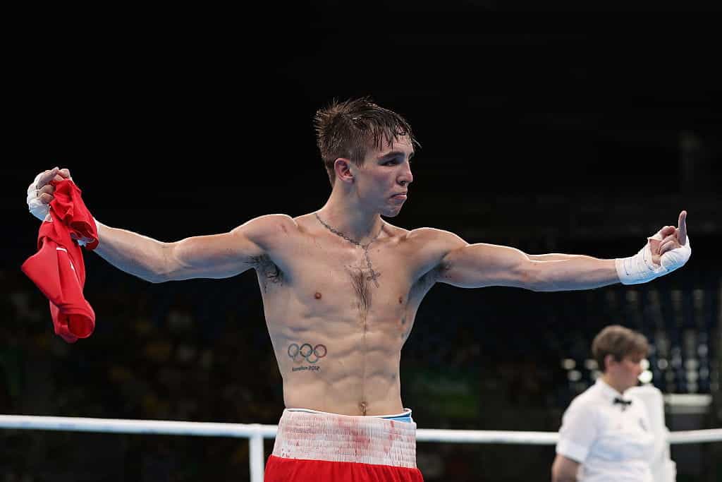 Michael Conlan displays his dissatisfaction to Rio judges.