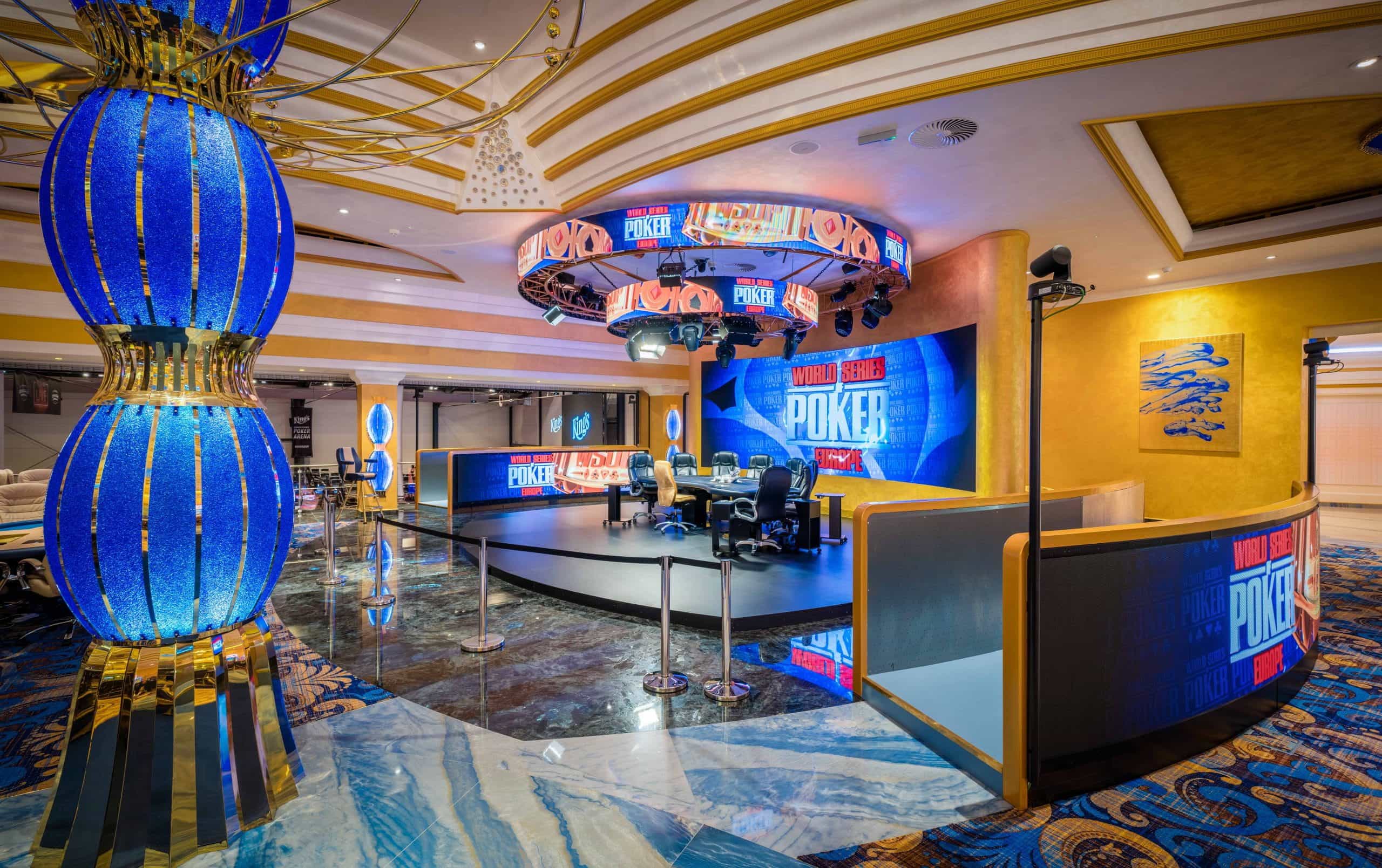 The feature table at King’s Casino.