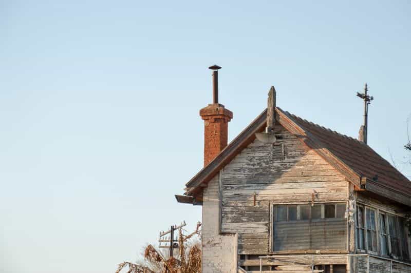 An abandoned farmhouse in La Pampa, Argentina.
