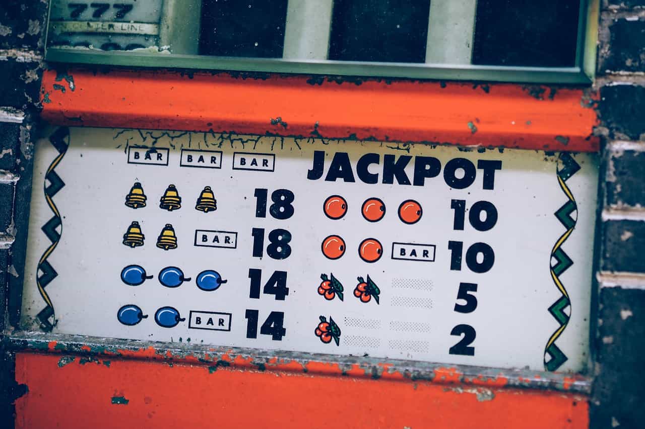 Slot machines.
